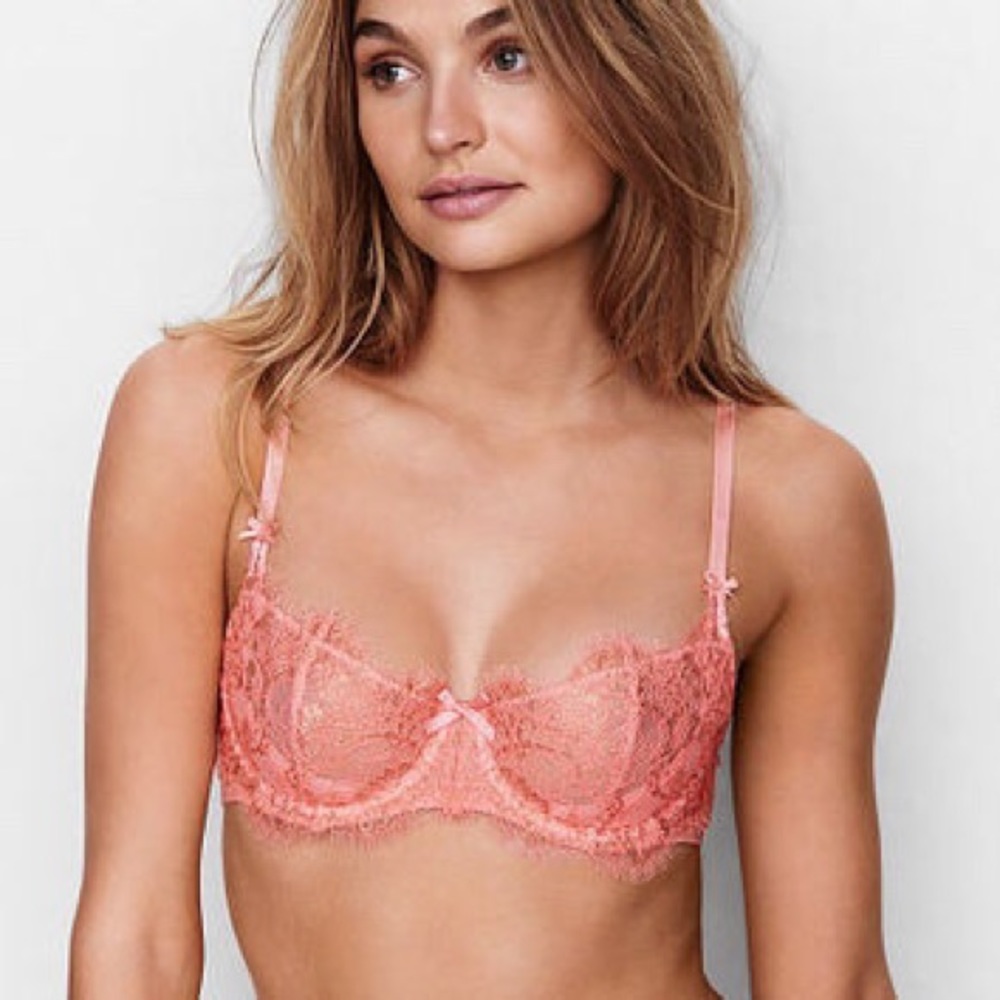 VS Lavender Dream Angels Unlined Push-Up Bra